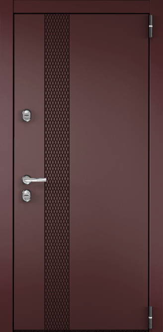 SNEGIR ARCTIC PP, Панель MDF с ПВХ покрытием, SA-DL2, ЛКП Кармин в Омске